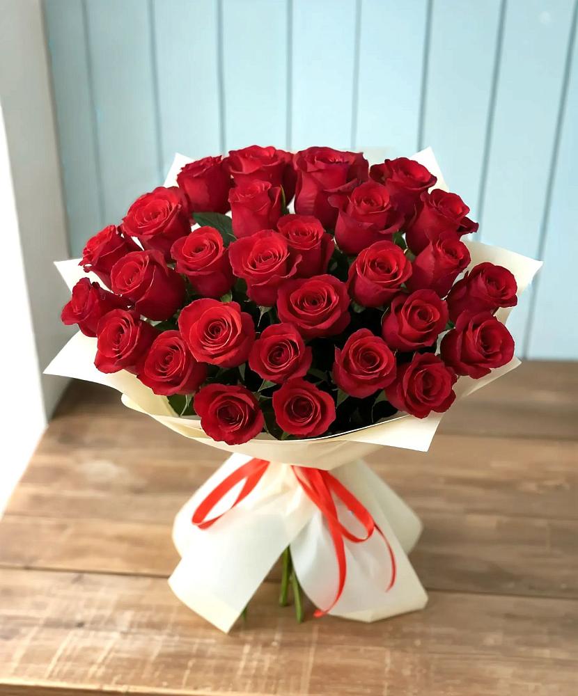 Букет 29 Красных роз в Пролетарске Ростовская область