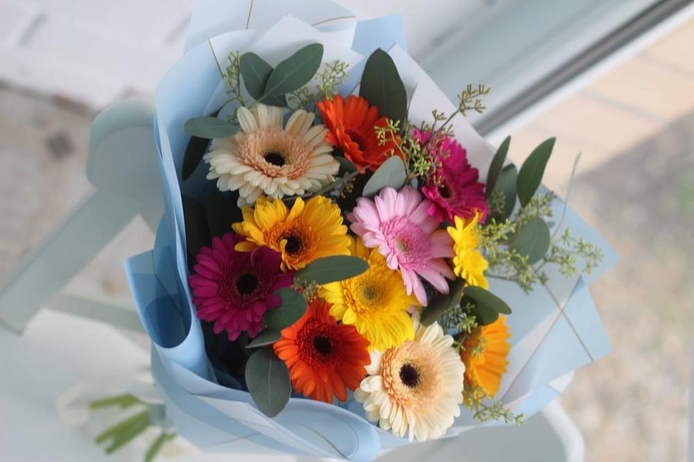 Букет цветов из: Герберы в Пролетарске Ростовская область