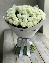 Букет 35 Белых роз #REPLACE_PRED# Пролетарске Ростовская область