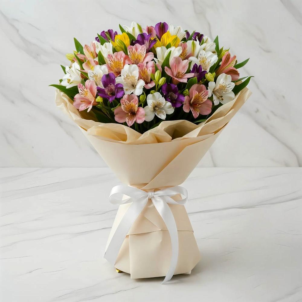 Букет цветов из: Альстромерии в Пролетарске Ростовская область