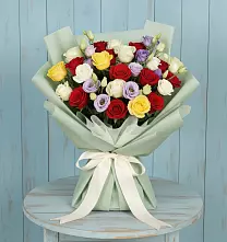 Букет цветов из:  Розы в Пролетарске Ростовская область