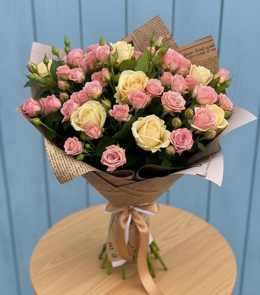 Букет цветов из: Розы в Пролетарске Ростовская область