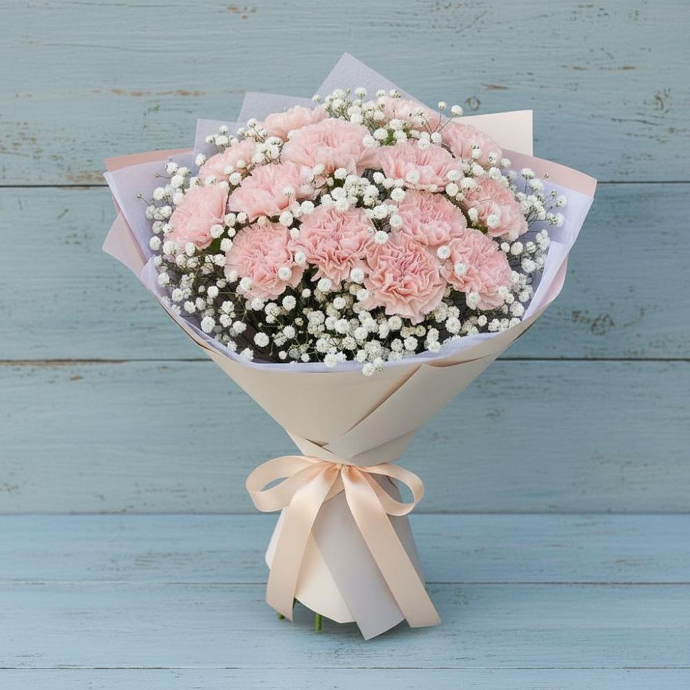 Букет цветов из: Гвоздики в Пролетарске Ростовская область