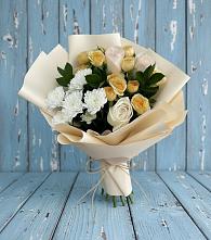 Букет цветов из:  Розы и Хризантемы в Пролетарске Ростовская область
