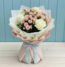 Букет цветов из:  Розы в Пролетарске Ростовская область