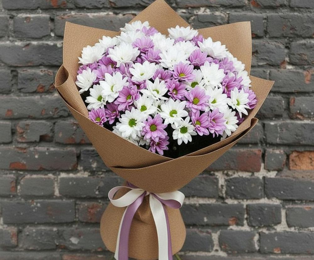 Букет цветов из: Хризантемы в Пролетарске Ростовская область
