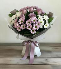 Букет цветов из:  Хризантемы и Розы #REPLACE_PRED# Пролетарске Ростовская область