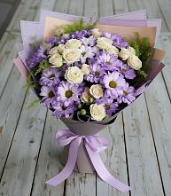 Букет цветов из:  Хризантемы и Розы #REPLACE_PRED# Пролетарске Ростовская область