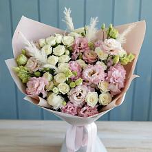 Букет цветов из:  Альстромерии и Розы в Пролетарске Ростовская область