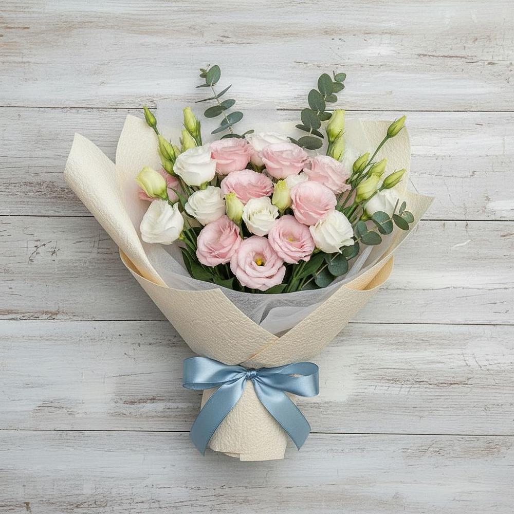 Букет цветов из: Лизиантусы в Пролетарске Ростовская область